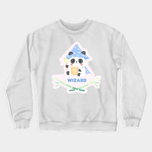 Wizard Kawaii Panda Crewneck Sweatshirt